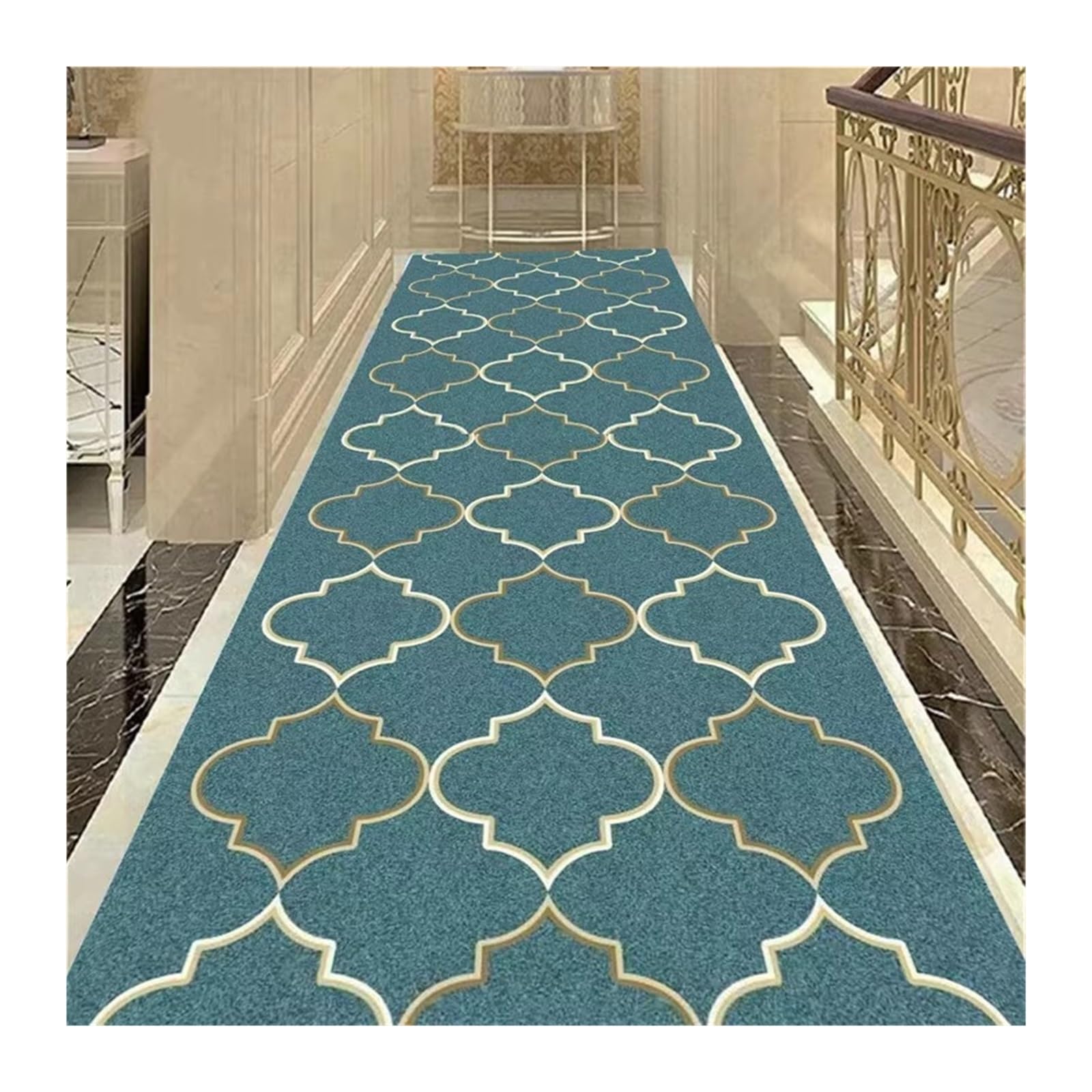 Passatoia moderna da 5 mm per corridoio, 60-130 cm di larghezza, tappeti extra lunghi, tappeto stretto per cucina, corridoio, scale, 73 dimensioni (0,7 x 1 m)