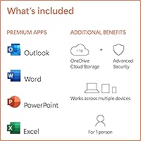 Vista 2 de Microsoft 365 Personal (Office) + $10 Yaxa Gift Card 12-Month Subscription 1 Person Word, Excel, PowerPoint PC/MAC Instant Download