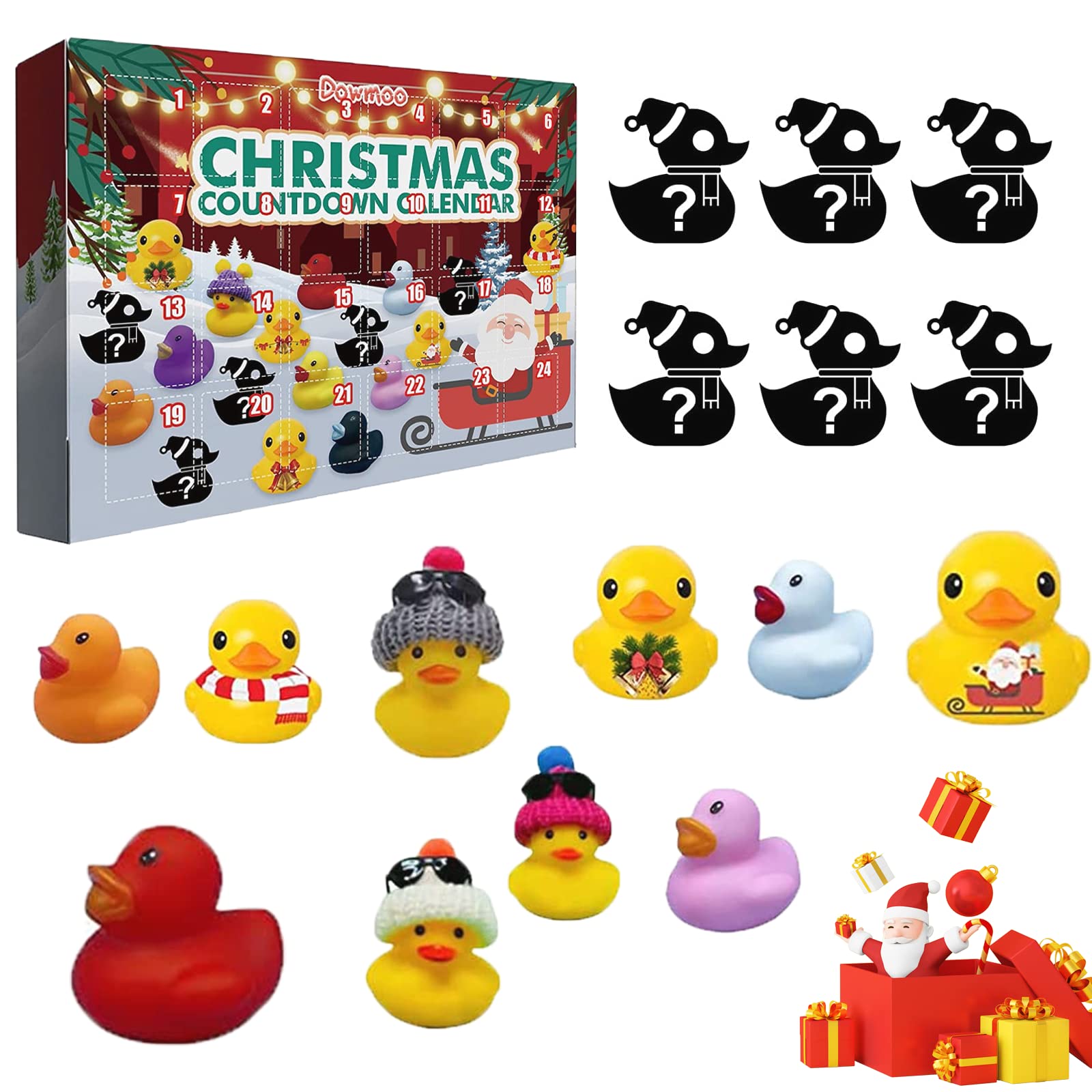 amazon-com-christmas-rubber-duck-advent-calendar-2022-christmas-rubber-duck-toy-blind-box-creative-christmas-gift-24-days-suitable-for-holiday-gifts-birthday-gifts-2pcs-home-kitchen