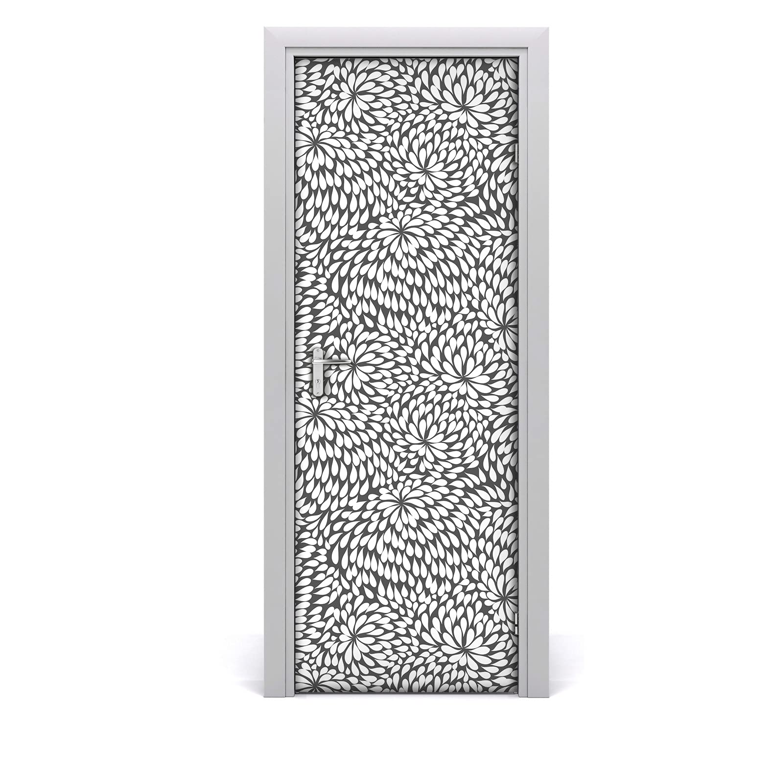 Autocollant de porte floral 85x200cm Magic-Stick papier peint