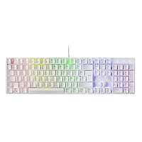 Mars Gaming MK422 Bianco, Tastiera Meccanica Gaming RGB