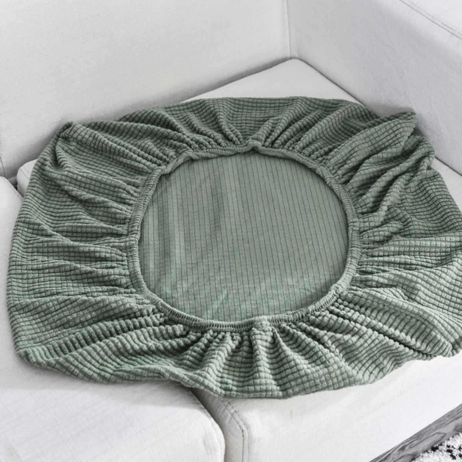 Sofa Cushion Covers Replacement,Stretch Sofa Seat Cover,1 2 3 4 Seater Highly Elastic Sofa Slipcovers for Living Room,L Shaped Corner Couch Seat Cover for Individual Cushion,GreenA-1seat-x(65-95cm)