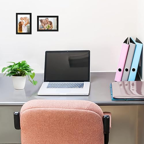 Miniatura 6 de CRUGLA Paquete de 30 marcos magnéticos de 4 x 6 pulgadas, juego de marcos de fotos autoadhesivos para fotos de 4 x 6 pulgadas, refrigerador,