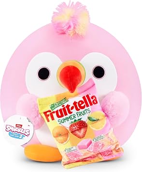 Snackles Series 2 14-inch Snackle by ZURU Cuddly Squishy Comfort 14-inch Plush with Licensed Snack Brand Accessory Tucan&Fruit-tella