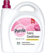 Purela ProShield Fabric Conditioner 5L | Anti-Bacterial & Fiber Protection | Fresh Bloom Scent | Anti-Static, Baby & Dark Clothes Safe