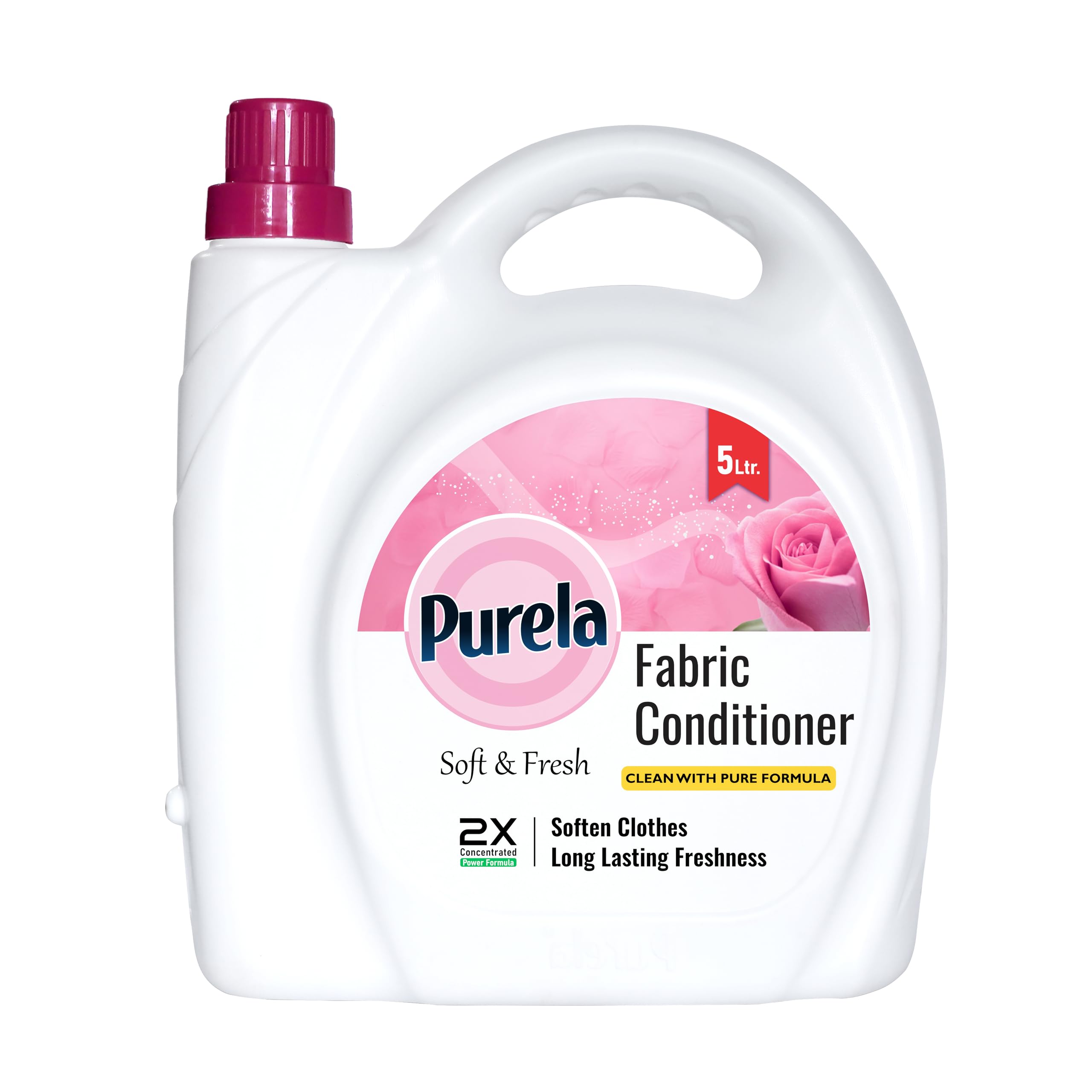 Purela Fabric Conditioner & Fabric Softener 5 Liter | After Wash Fabric Detergent, Safe for Woolen & Kids Clothes 5L (French Lily)-image-19