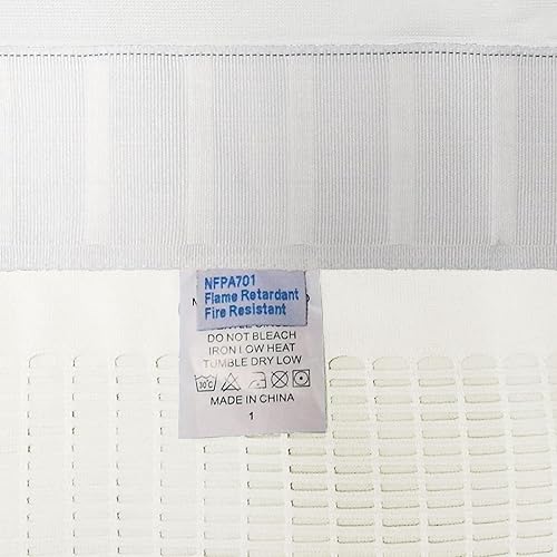 Miniatura 6 de cololeaf Cortina de hospital con ojales de níquel de 12 pies de ancho x 7 pies de alto, cortinas médicas para cubículo, cortina de privacidad en