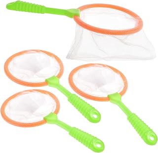 NOLITOY 4 Pçs Brinquedo De Pesca Brinquedos De Verão Brinquedo De Praia Rede De Pesca Rede De Pesca De Praia Rede De Ferramentas Bolsa De Banho Brinquedo De Parque Ferramentas De Pesca