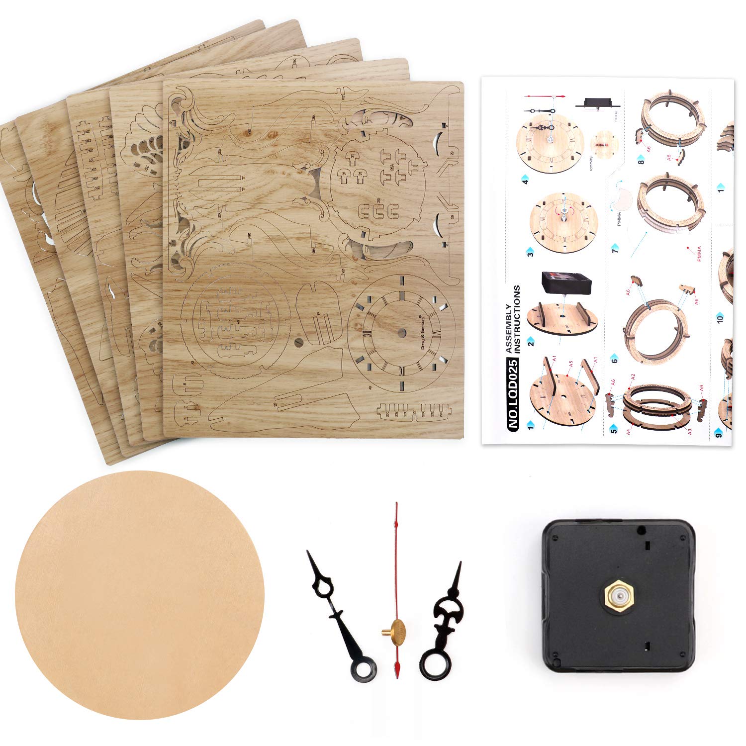 nicknack 3D Wooden Puzzle Laser Cut,Unicorn Jigsaw Puzzles for Adults