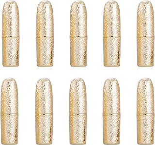 Tubos de bálsamo labial de 3,5 ml Tubos vazios de batom dourado de neve com tubo interno dourado Recipiente de batom de plástico Tubo redondo Recipiente recarregável para batom DIY Bálsamo labial maqu