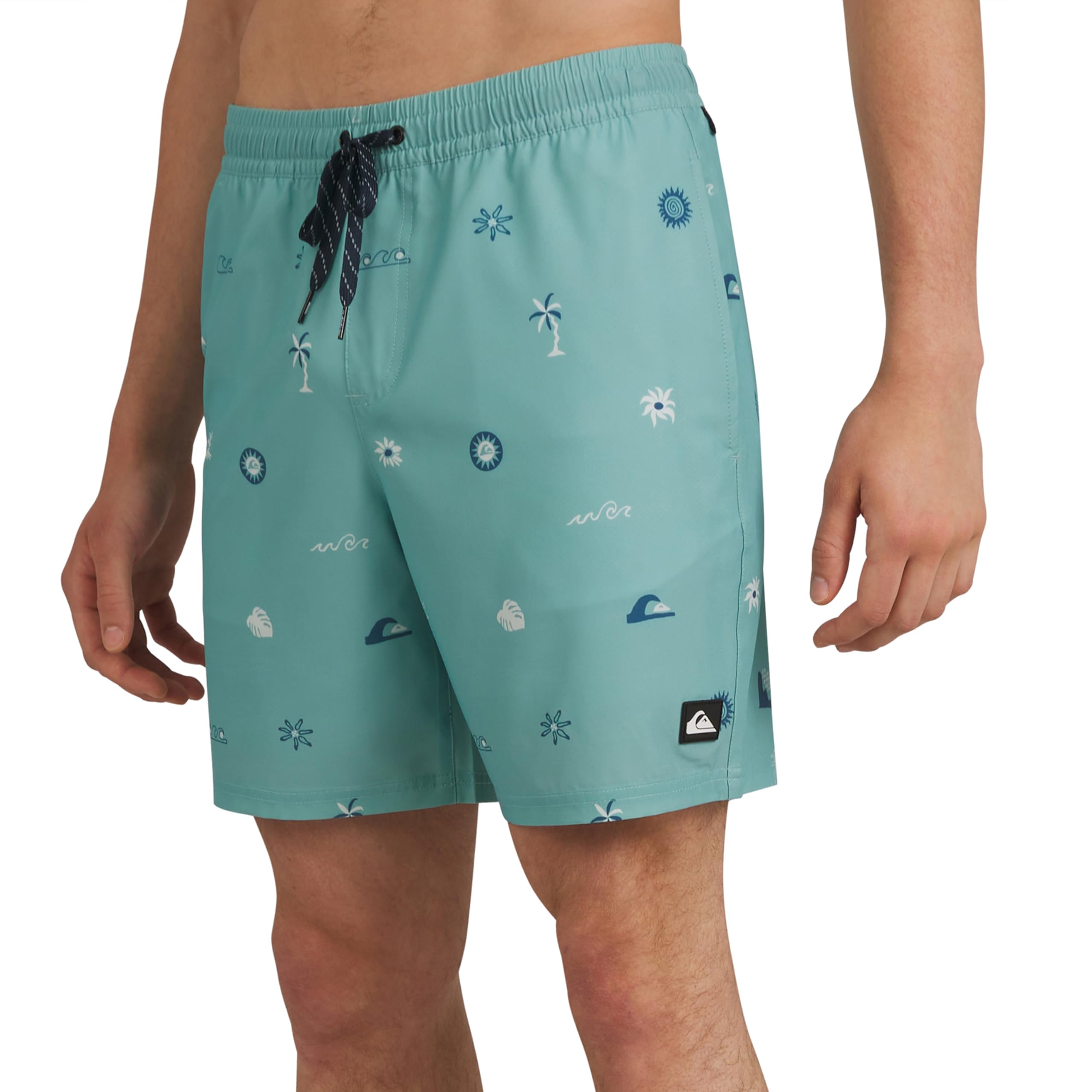 Quiksilver Men's Swimwear Regular Fit Stretchable Comfort Liner Swim Trunks (S-XXL)