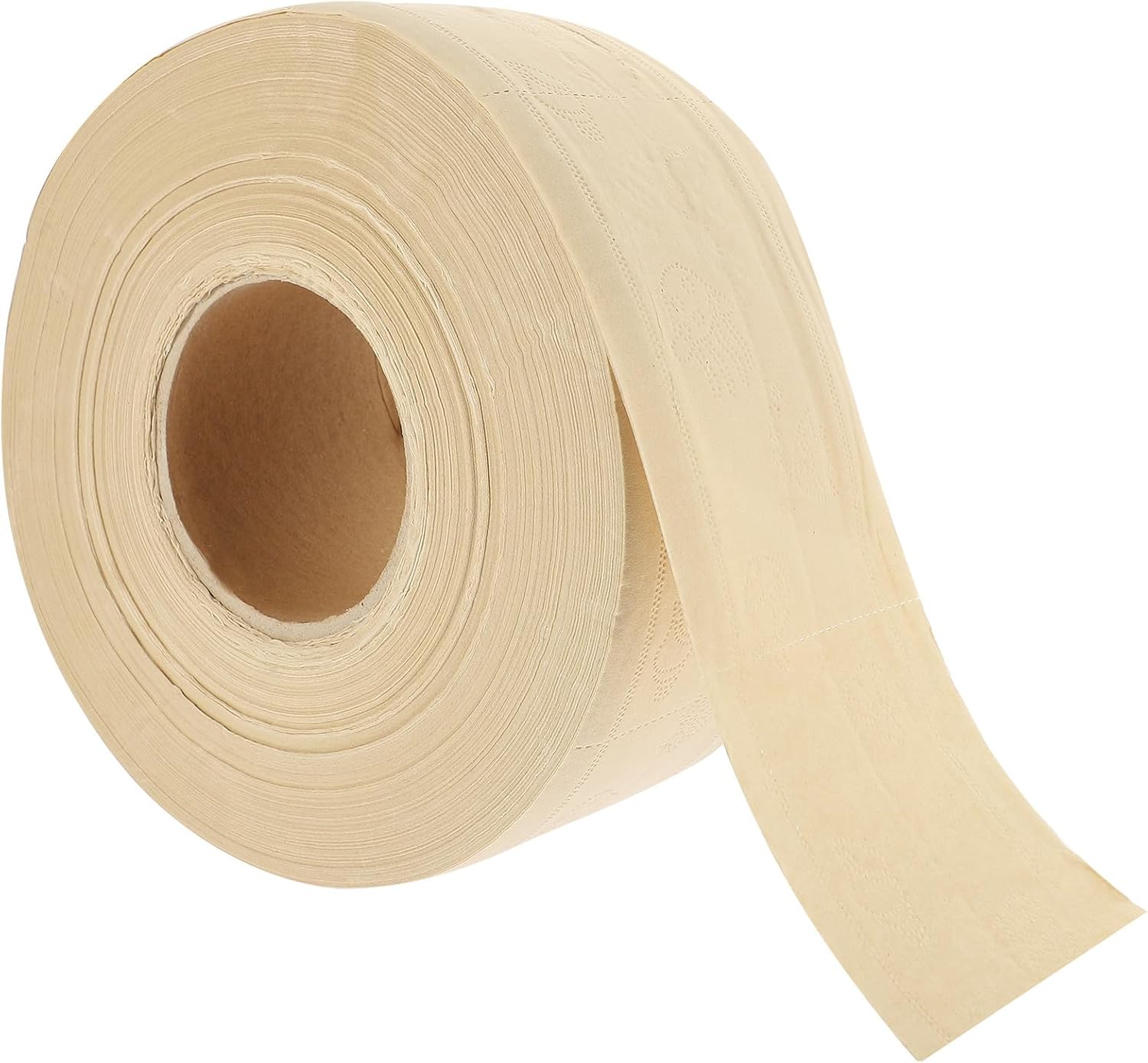 Large Roll Toilet Paper for Home 21x9cm Household Bulk Toilet Tissue Roll Natural Color Comfortable and Durable for Office and Workshop Use