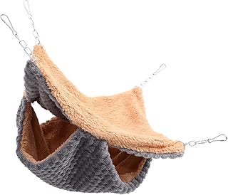 POPETPOP Rede De Porquinho-Da-Índia Hamster De Rato Rede Quente Cama De Casa Suspensa Para Animais De Estimação Gerbil Rato Chinchila Porquinho-Da-Índia Furão Esquilo Coelho Gatinho