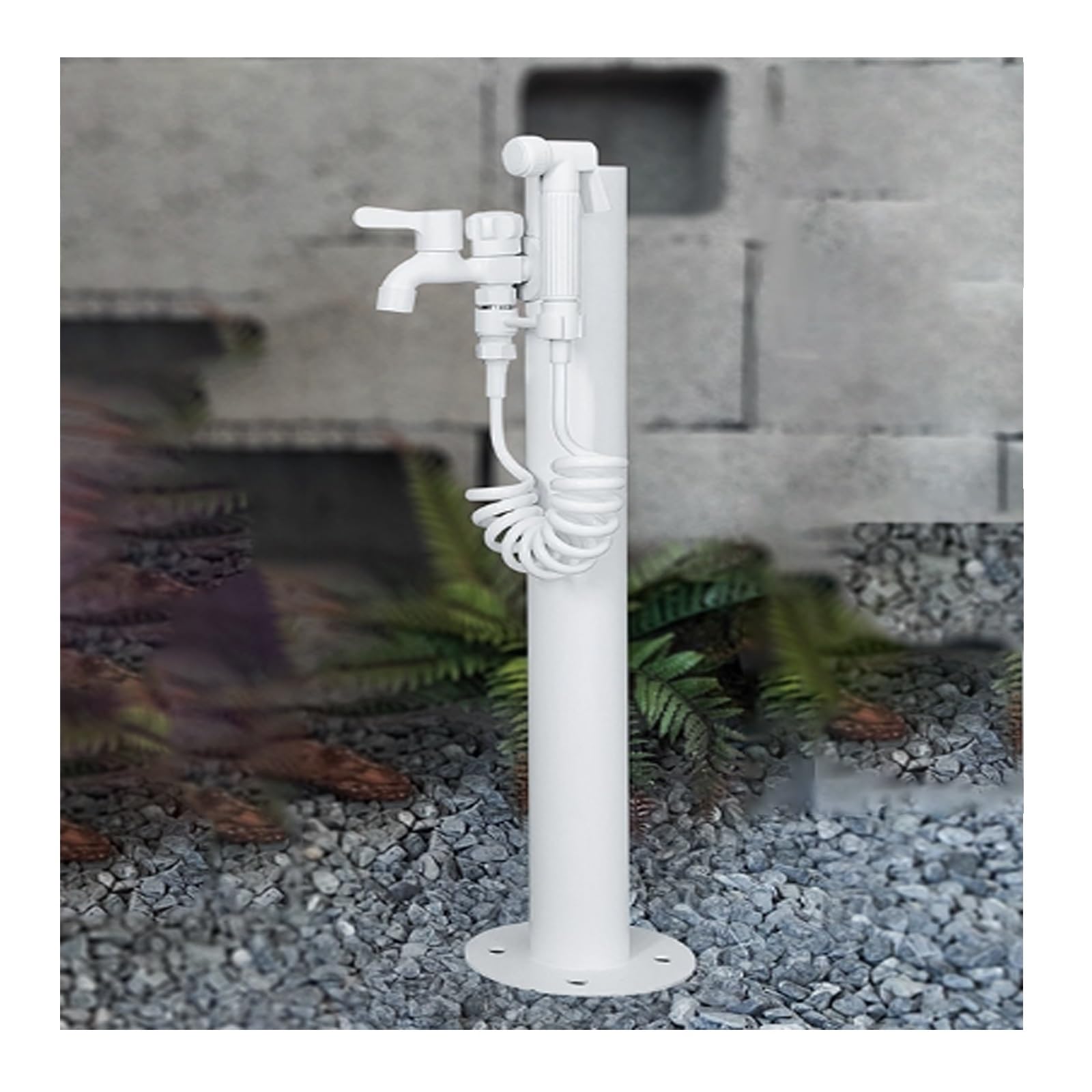 Robinet de Jardin sur Pied Inox pour Faciliter l'Irrigation de Votre Potager Familial