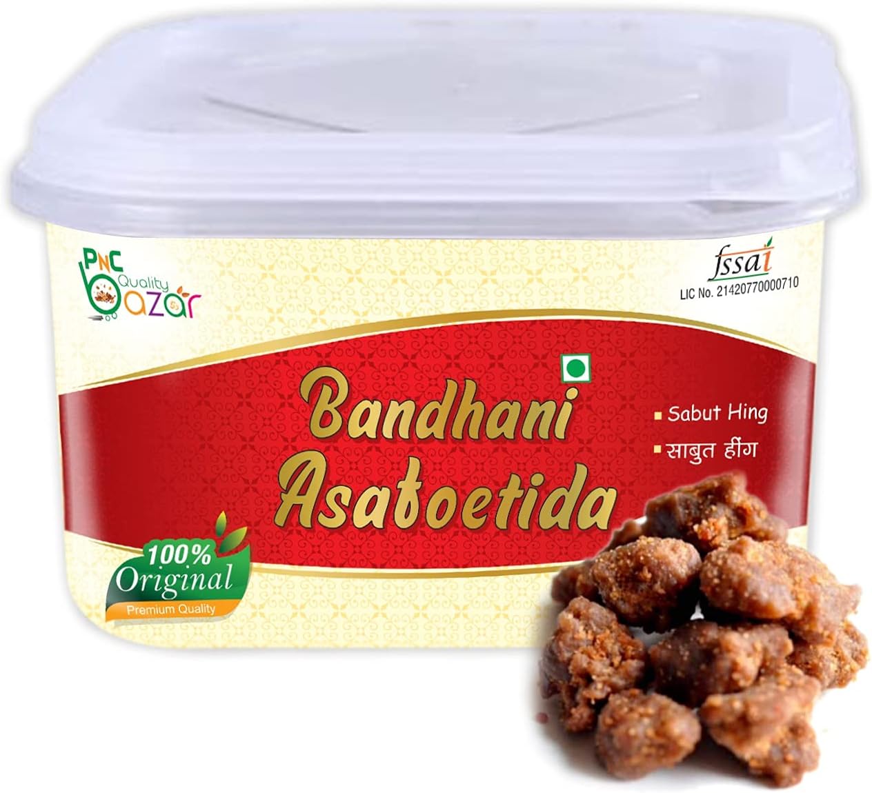 PNC Quality Bazar Whole bandhani Asafoetida | Sabut Hing 100 Gram