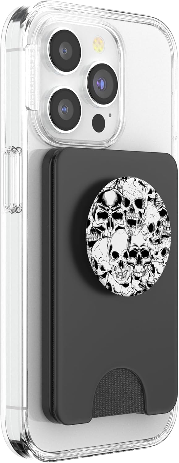 "PopSockets Cell Phone Stands - Smartphones & Tablets - ""Brave New Look Skulls Piled High""" PopSockets PopGrip: Swappable Grip for Phones & Tablets PopSockets PopWallet for MagSafe