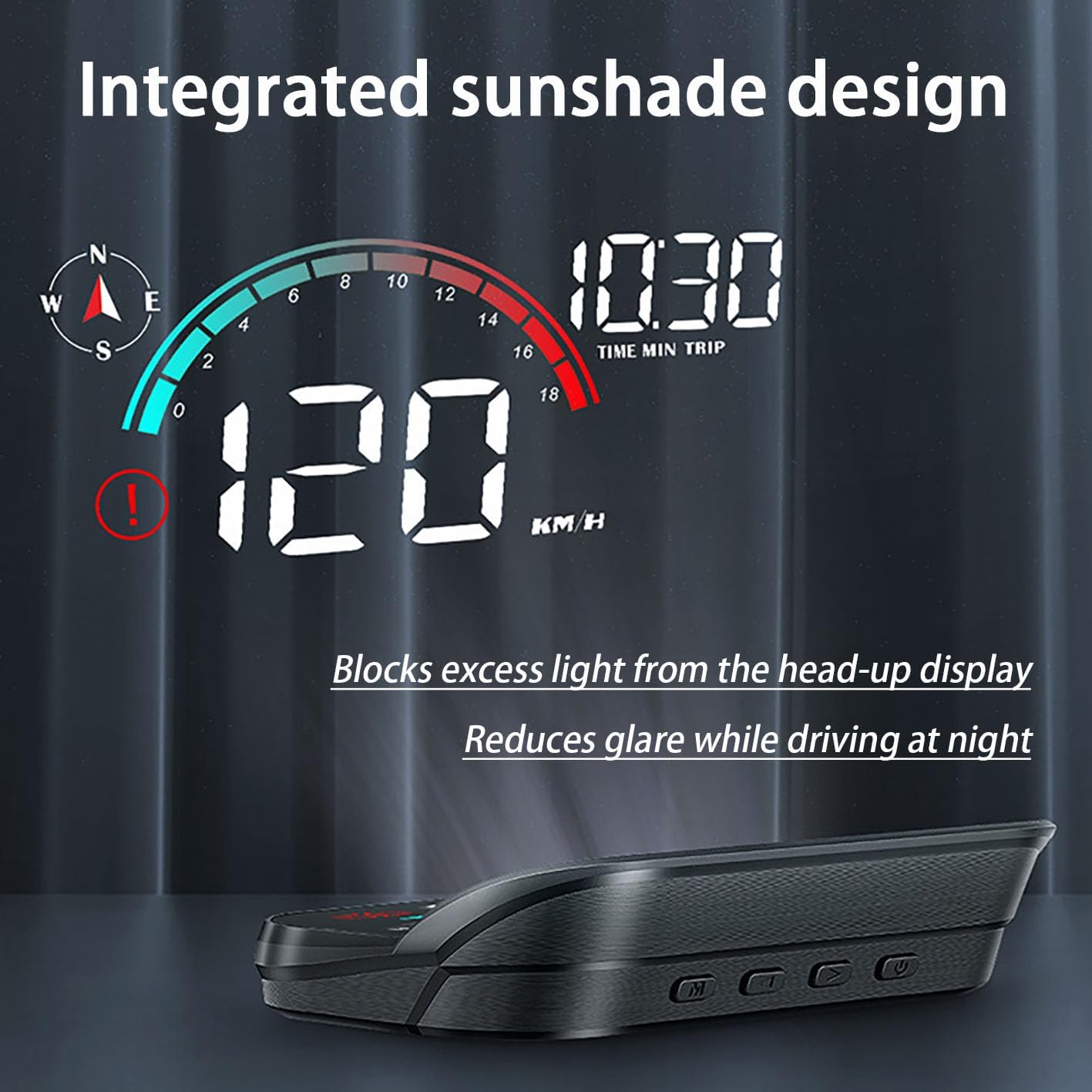 Auto HUD Head Up Display Dla Jeep Grand Cherokee L 2021-2025, Head Up Display Auto HUD Wodoodporny wyświetlacz cyfrowy przedni