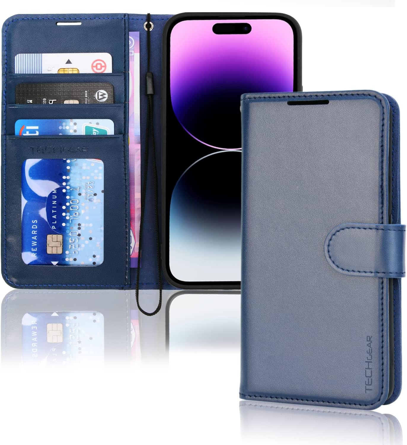 MONASAY Custodia iPhone 11 6,1 Pollici, Cover iPhone 11, Custodia in Pelle Magnetica Libro Flip Antiurto Portafoglio [Supporto Stand][Pellicola Protettiva Gratuita] con Porta Carte, Borgogna