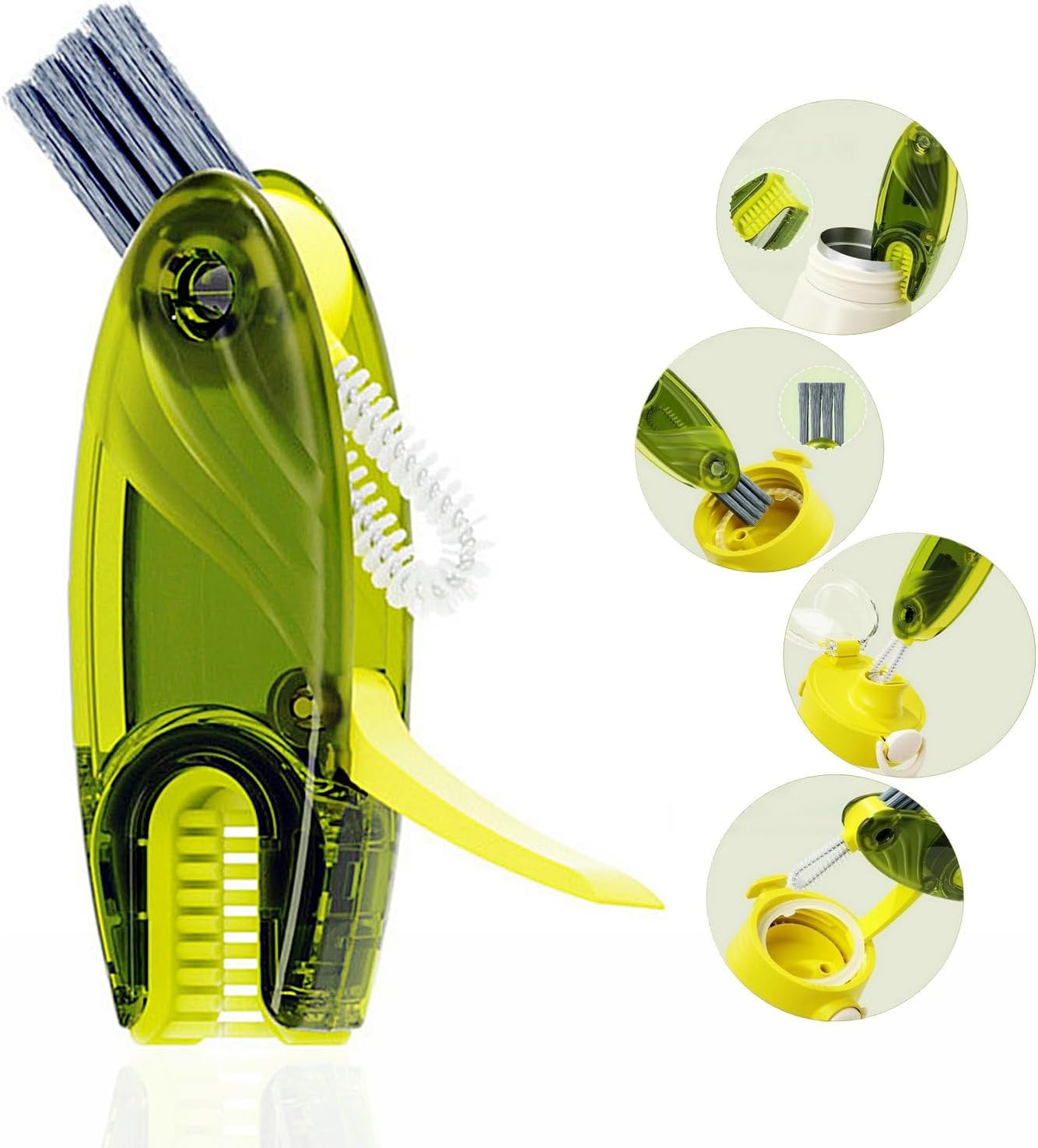4 in 1 Cup Lid Cleaning Brush Set Multifunctional Bottle