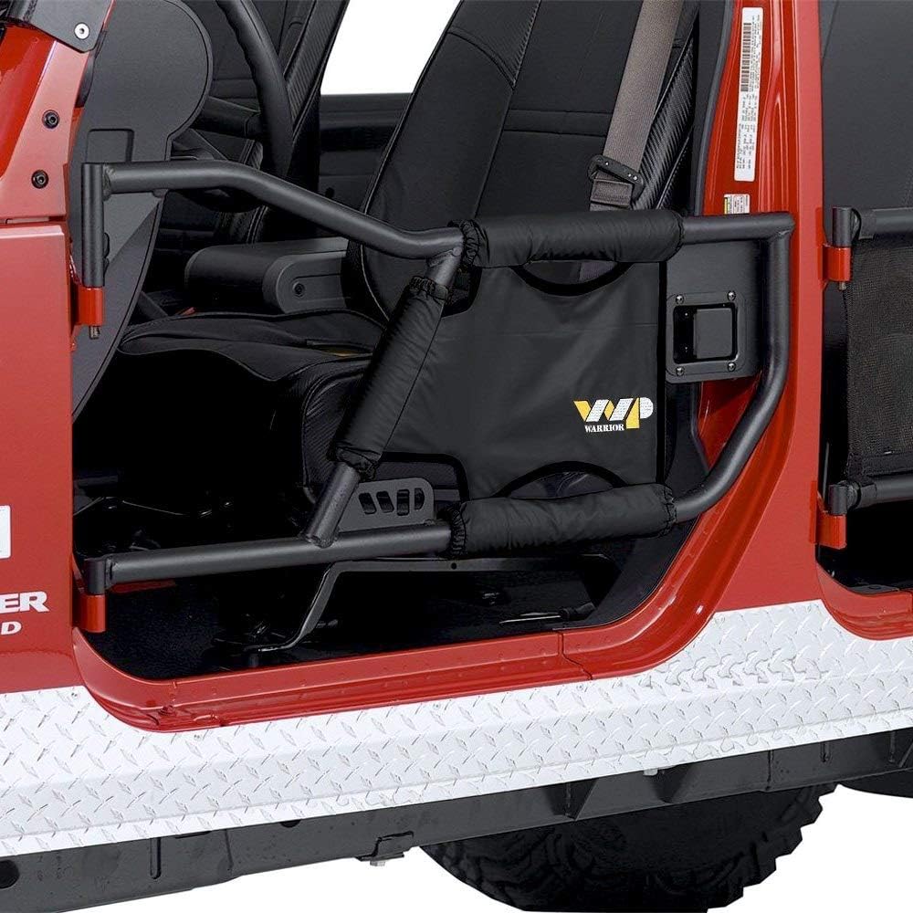 Warrior Products 90795 Black Padding Kit for Rear Tube Door of Jeep JK 07-10