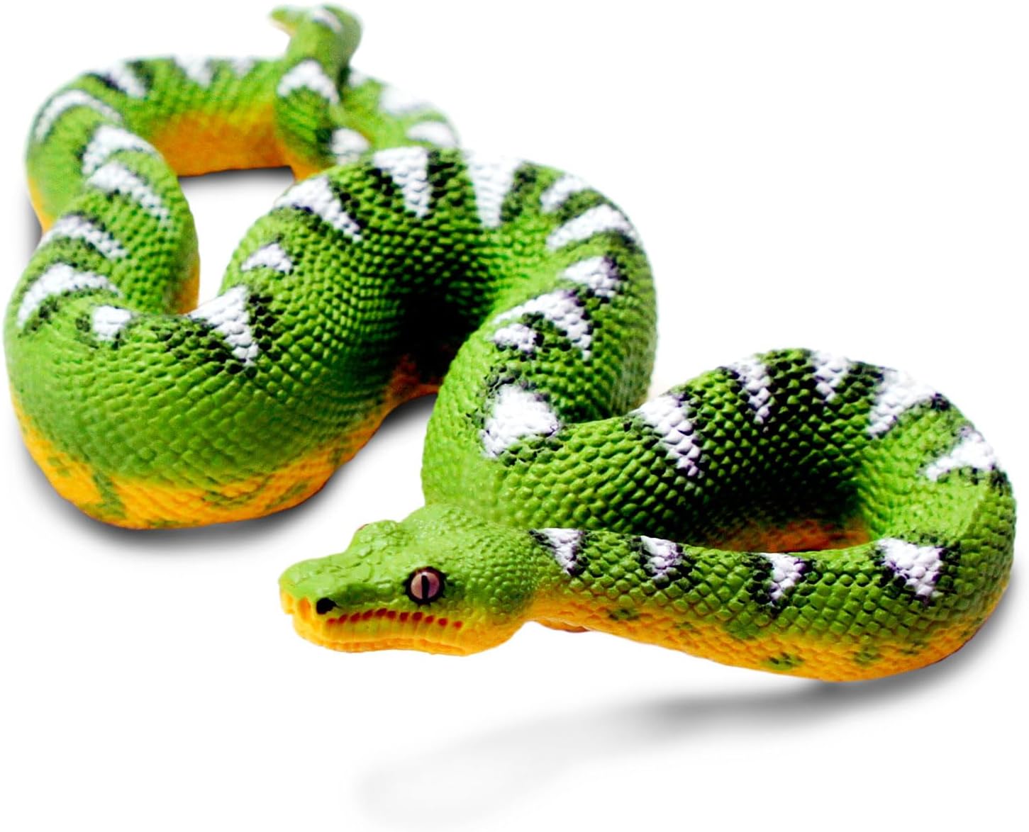 Safari Ltd. Emerald Tree Boa Figurine - Lifelike 7.25" Plastic Snake Model - Educational Toy for Boys, Girls & Kids Ages 3+