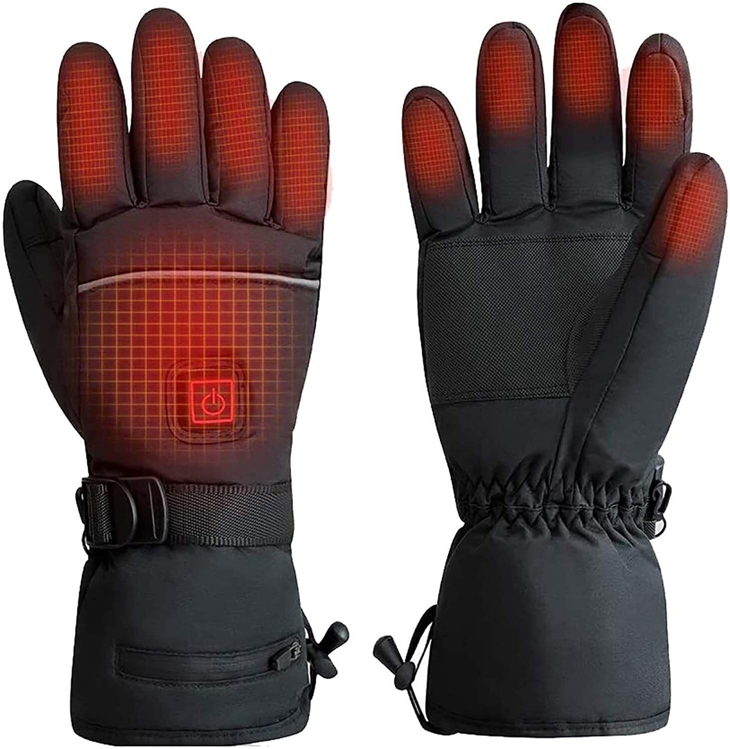 Gants chauffants avec réglage température 3 vitesses pour le ski