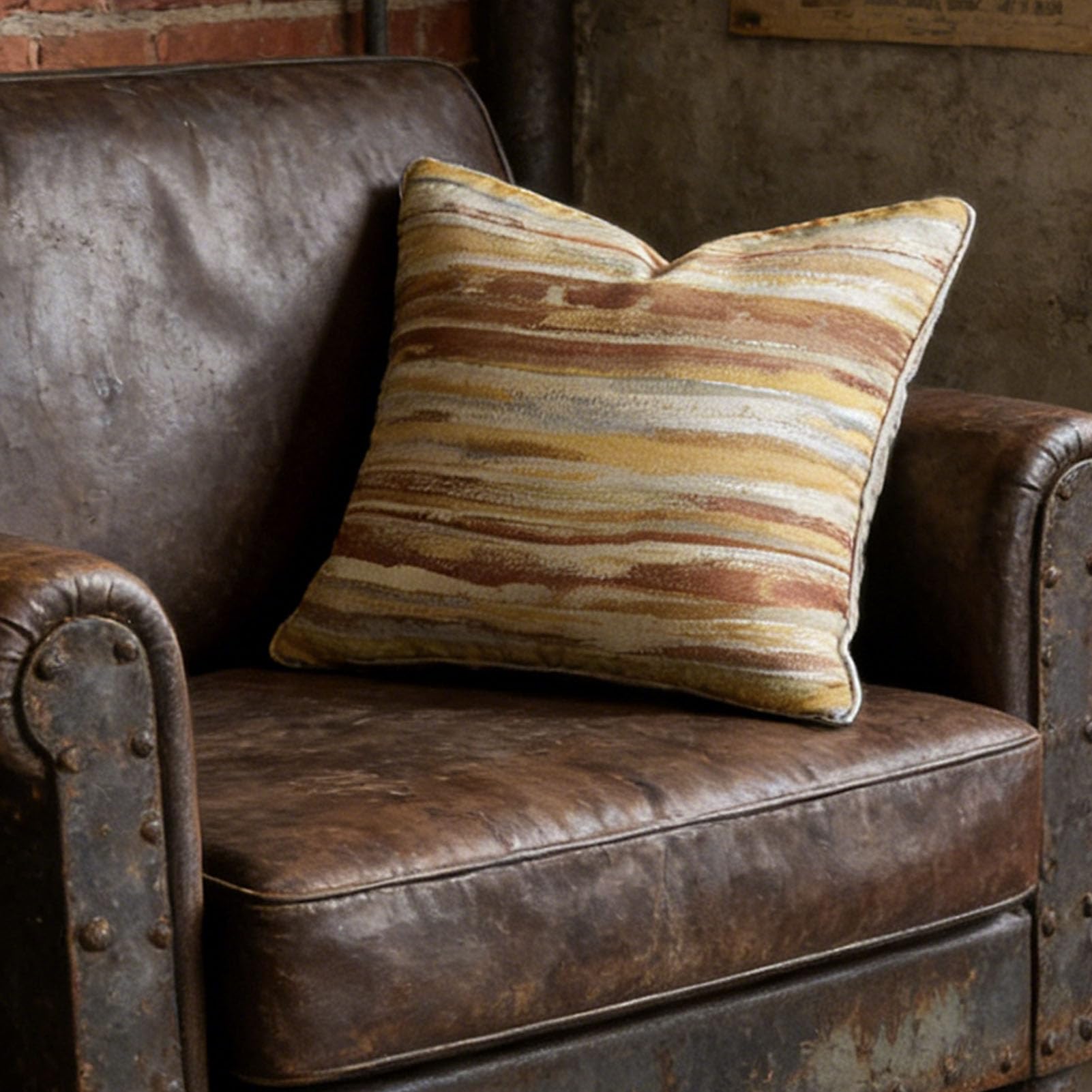 YDuupxe Fodere per Cuscini Gialli a Righe Boho, Morbide Federe in Velluto a Coste per l'arredamento del Soggiorno del Divano Letto (45,7x45,7 cm/18x18 pollici)