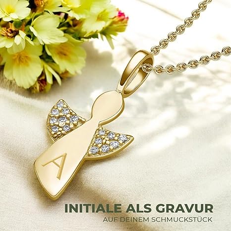 Doopsieraad Kruis Doopketting Gouden Babyketting Doopsieraad Gravure Kinderketting Gepersonaliseerde Naamketting 925 Zilver Verguld Communieketting - België