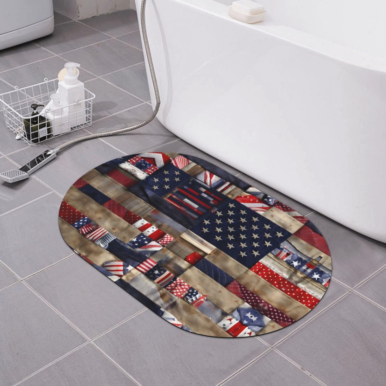 Tapis de bain diatomite pour éviter les glissades devant la douche