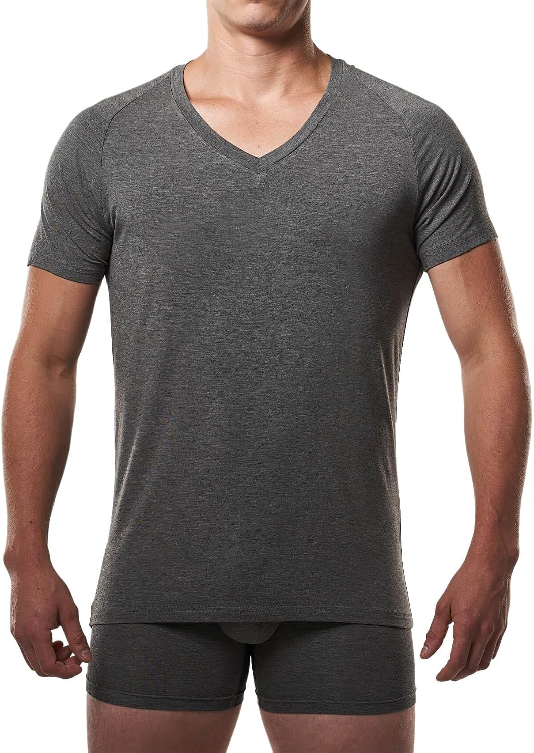 Mr. Davis Comort Fit Premium Bamboo Viscose Traditional Cut V Neck Men's Undershirt