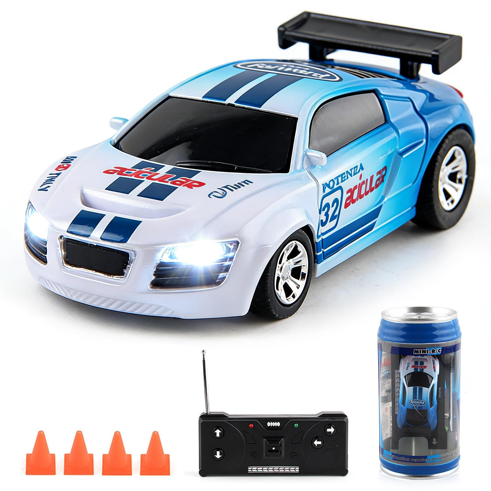 Amazon.co.jp: プラスチック製 スタントカー ミニ缶 RC カー 子供の 