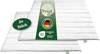 DREAMSTAR Eco 2er Set Sommer Bettdecken | leichte Steppdecken ideal für den Sommer | waschbar & trocknergeeignet | Allergiker geeignet | 100% Mikrofaser | Öko-TEX® | Sommerbettdecke | 135 x 200 cm
