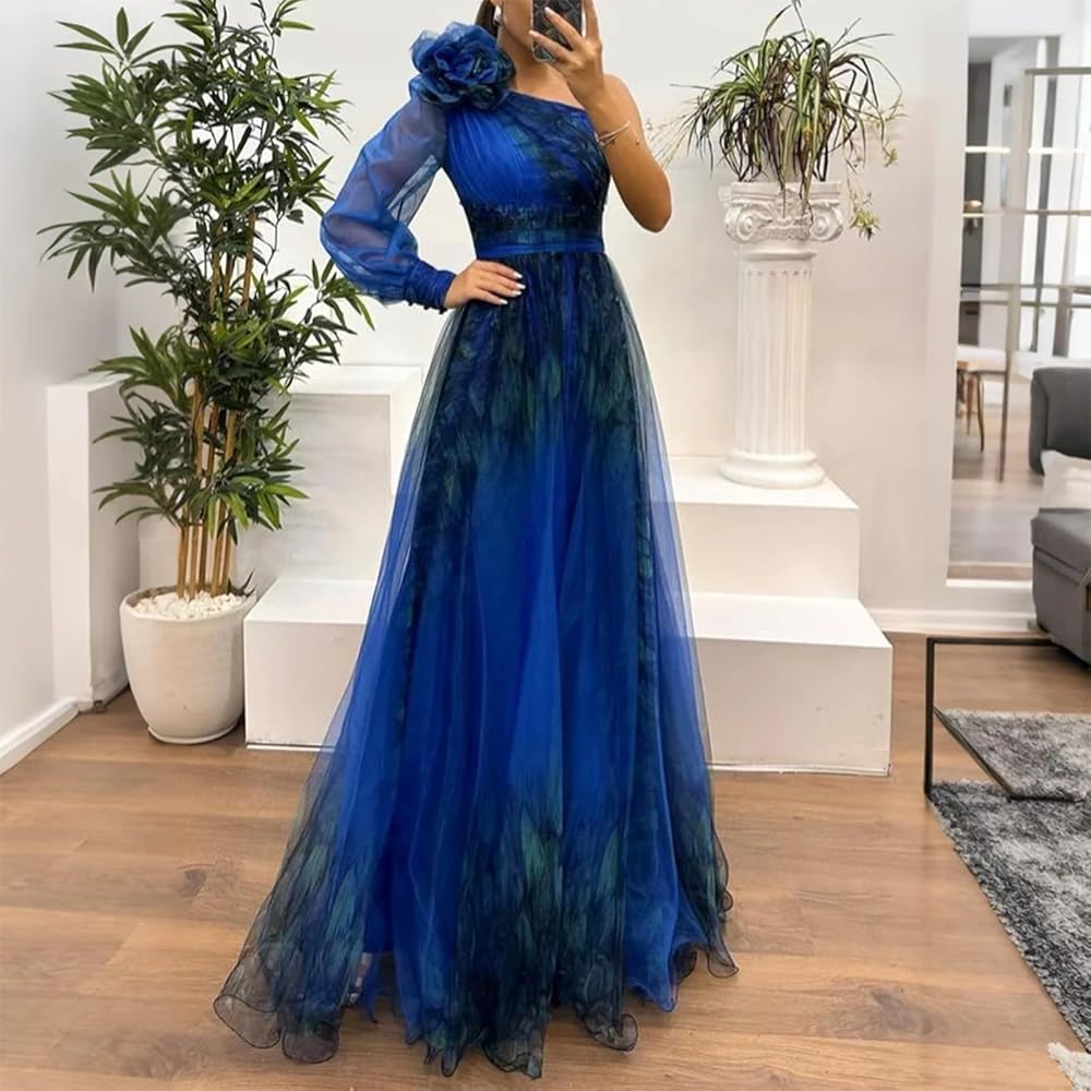 Vestito Donna Maniche Lunghe Pizzo E Paillettes - Abito Corto Vita Alta Cerimonia