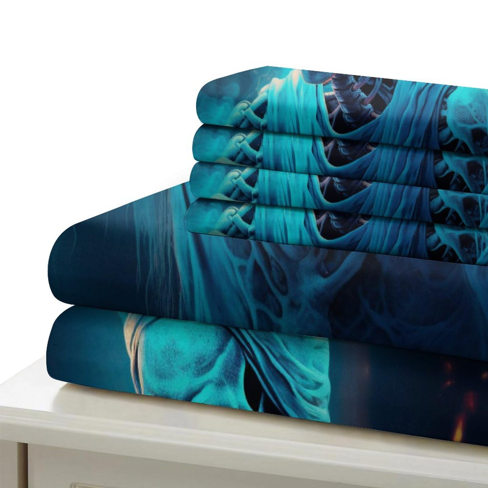 Baloncesto esqueleto Copripiumino 3D Stampato Con Federe,Deportes Bedding Set Con Copripiumini Chiusura A Cerniera, Morbida Microfibra Quilt Cover King（220x240cm）