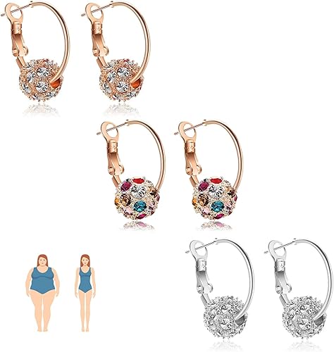 Aretes linfáticos para mujer en Prime Yoopulse, aretes linfáticos para terapia de linfvidad, aretes de germanio para drenaje linfático, joyería de