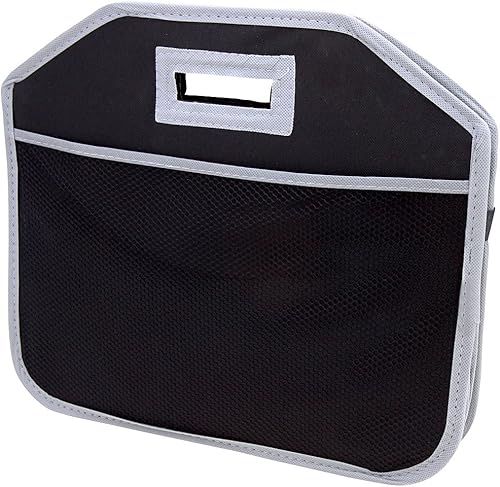 Miniatura 2 de USA CASH AND CARRY - Organizador de maletero plano plegable 2 en 1, juego de 2 piezas para coche, SUV, camión, color negro PrimeTrendz