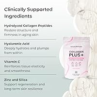 Vista 5 de Sculpiflex Péptidos de colágeno hidrolizados en polvo, marino, bovino y pollo, complejo multicolágeno sin sabor para mujeres, reafirma la piel