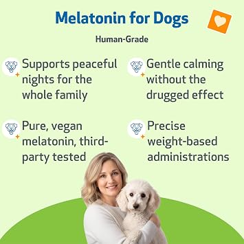 Pet Wellbeing Pet Melatonin for Dogs - Supports Adrenal Health, Cortisol Balance, Helps Maintain Normal Sleep Patterns - Veterinarian-Formulated Liquid Supplement 2 fl oz (59 ml)