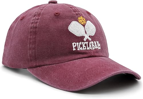 Miniatura 3 de Waldeal Gorra de béisbol de pickleball para hombres y mujeres, ajustable, lavada, estilo vintage