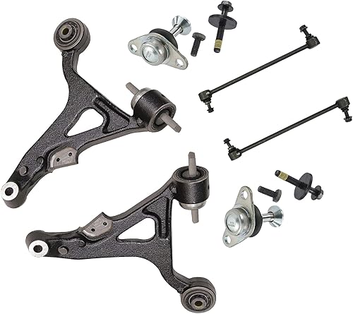 Miniatura 110 de Detroit Axle - Kit de brazos de control delanteros de 6 piezas para Toyota Corolla 2014-2019, 2 brazos de control inferiores con rótulas, 2 varillas