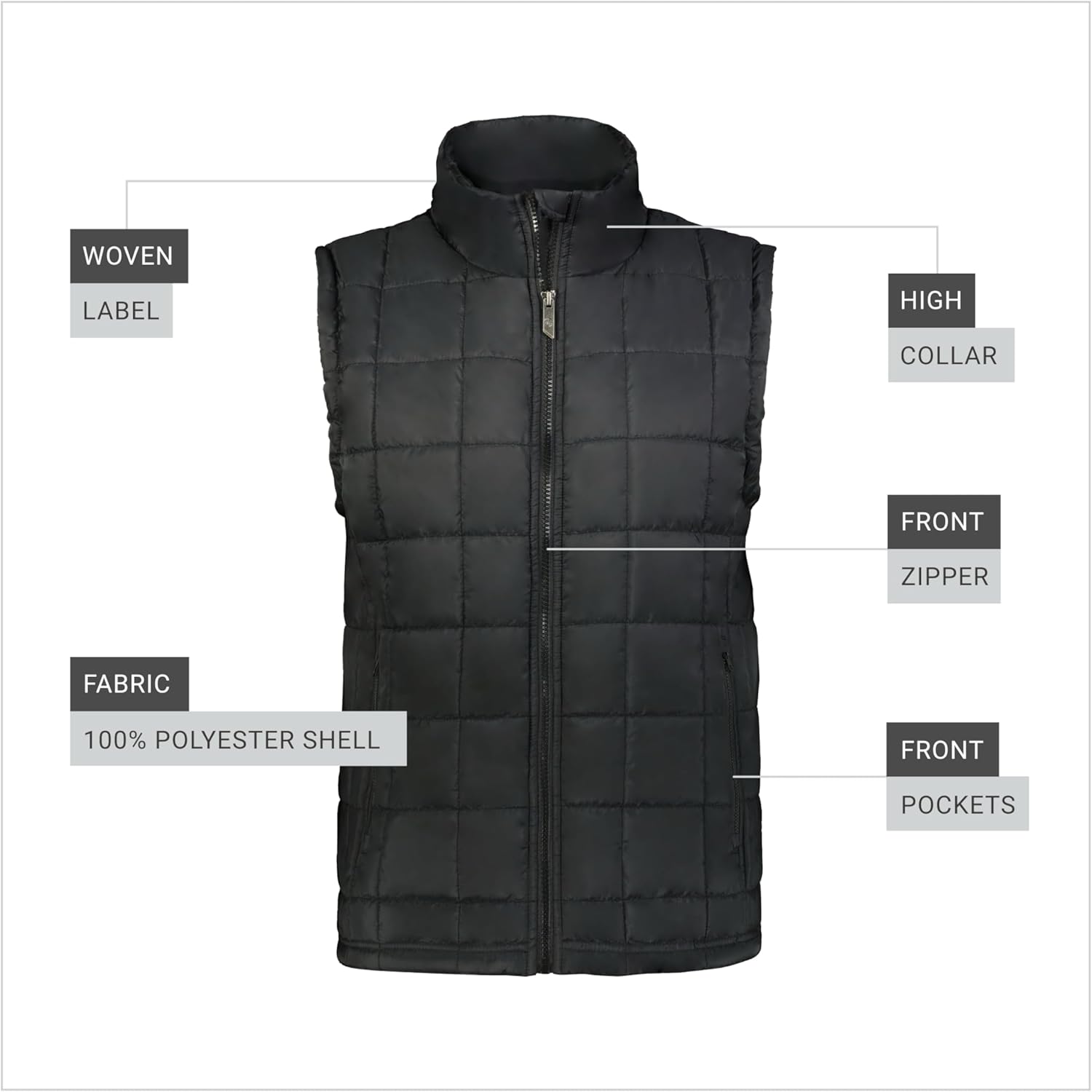 Holloway Mens Cold Secure Puffer Vest