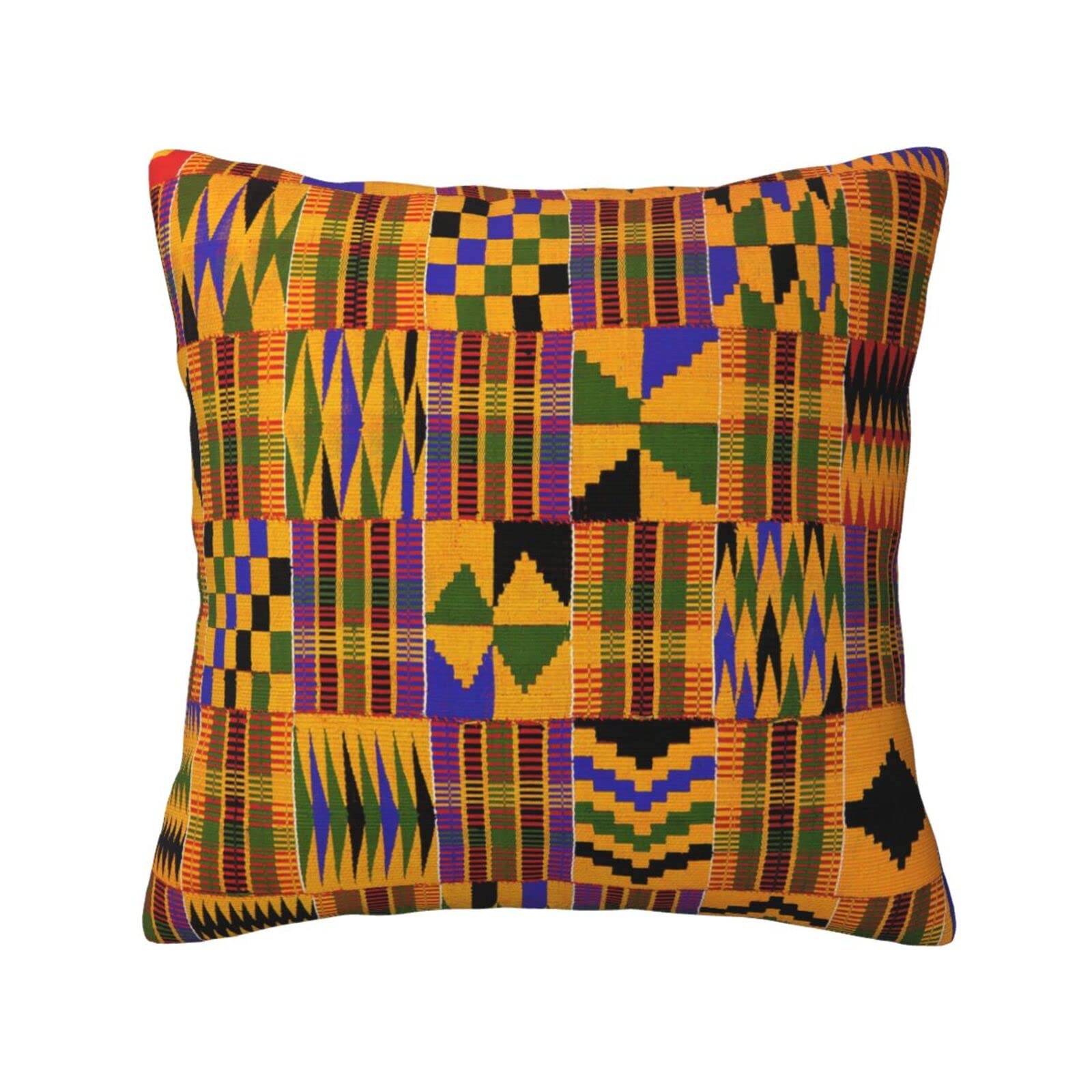 ESASAM African Weaving Print Stylish Throw Pillow - Double-Sided Printed Design, 100% Polyester Material