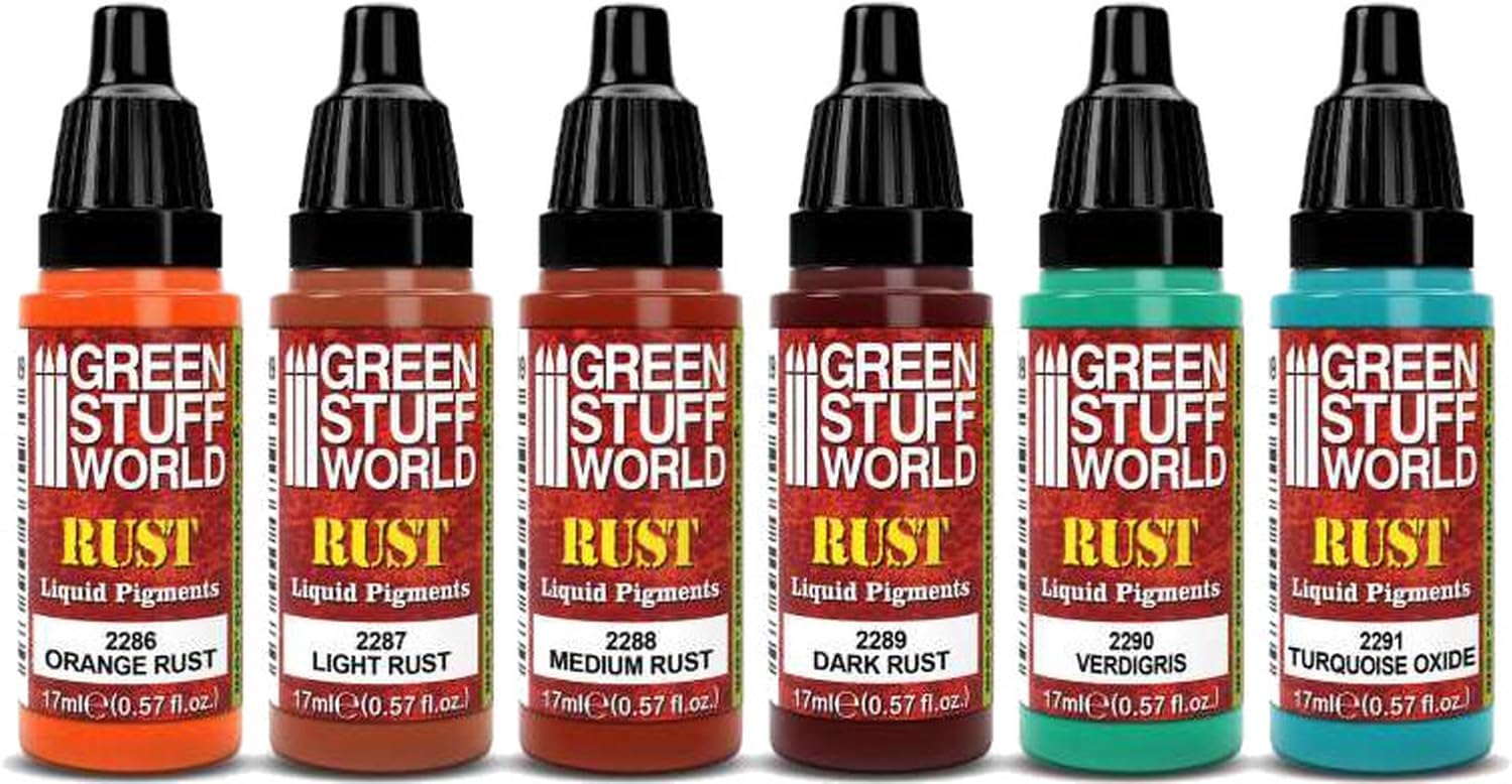 Green Stuff World: Liquid Pigments Set - Rust