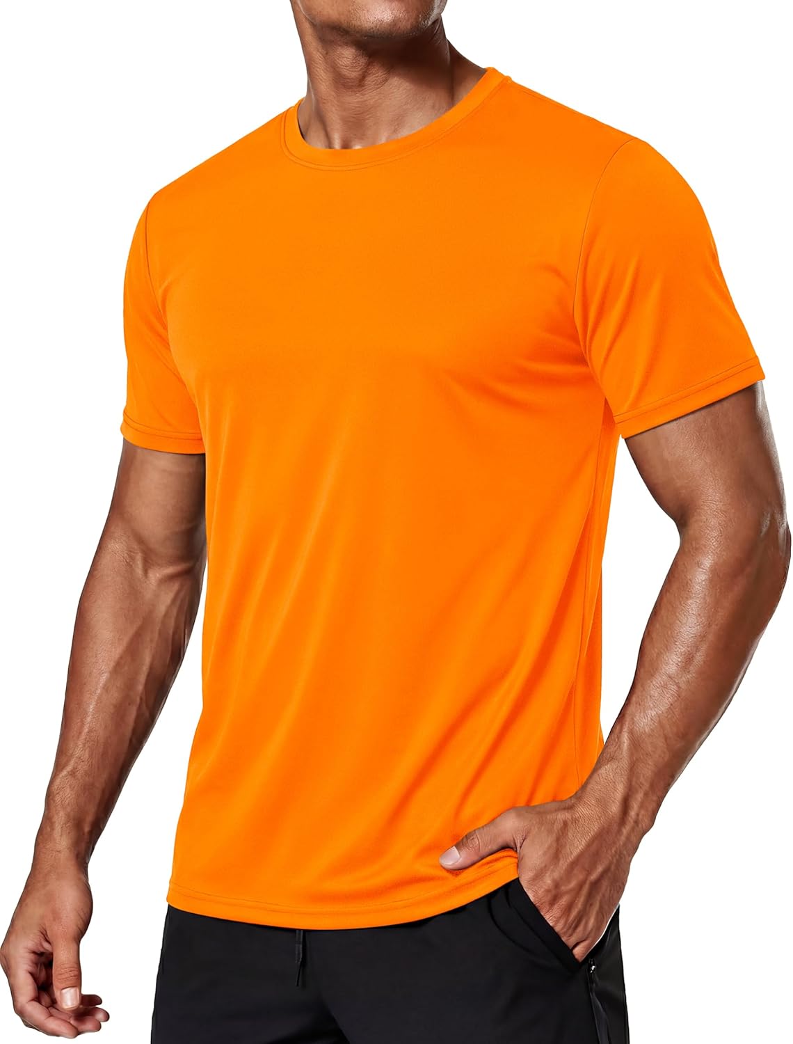 TACVASEN Mens Workout Athletic Shirts Dry Fit T-Shirts Rash Guard UPF 50+ Moisture Wicking Swim Shirts Running Gym Tee