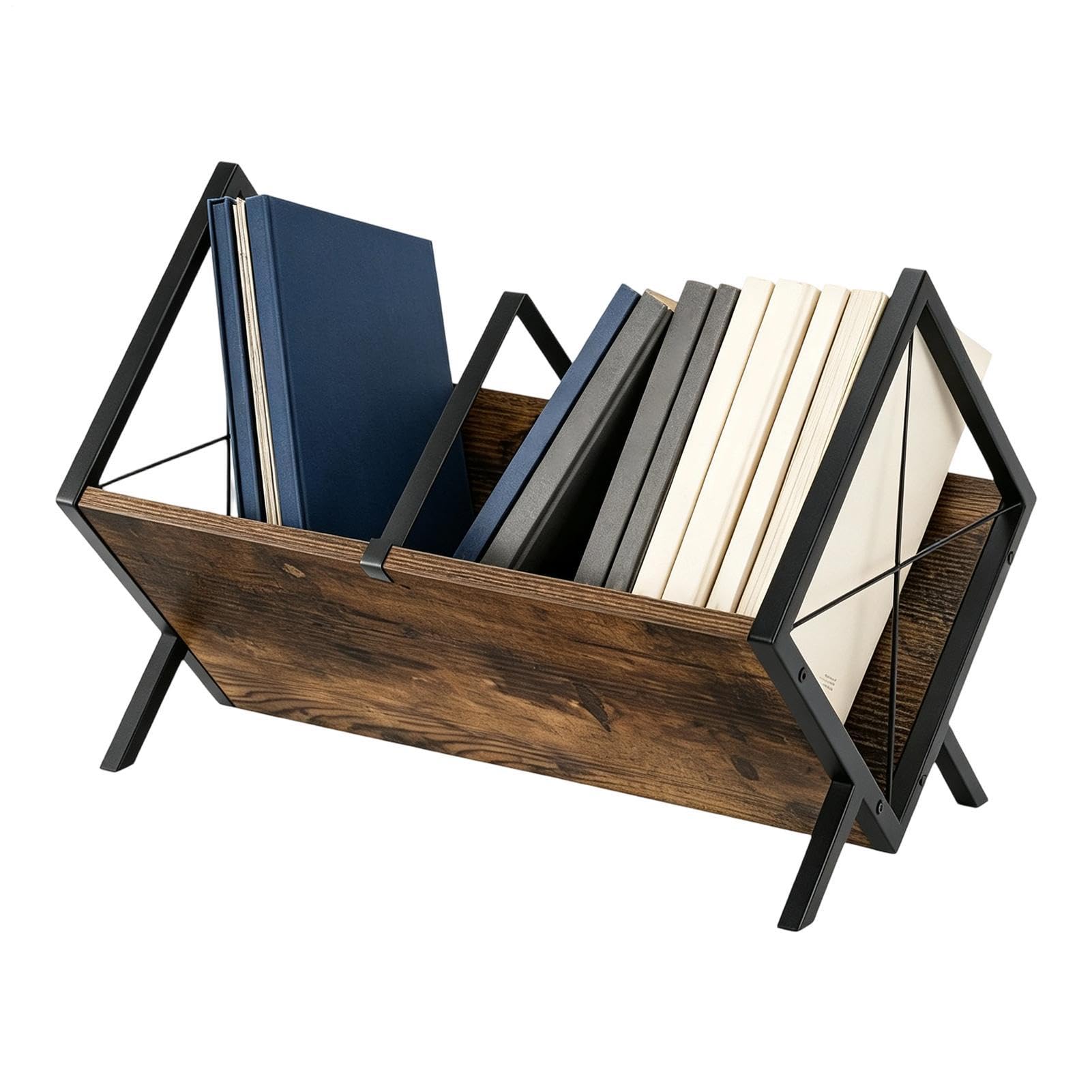 Scaffale Organizer Da Dischi Capacità per 80 LP 1 Ripiano Regolabile Stile | Armadietto Espositore E Organizer Per Album Per Camera Da , Studio, Ufficio, Biblioteca e Dormitorio
