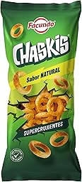 Facundo Chaskis de Maíz | Snack Crujiente y Delicioso | Anillos de Maíz Clásicos | Sabor Natural | 100g | Aperitivo Ligero y Divertido | Para Compartir y Disfrutar en Cualquier Momento