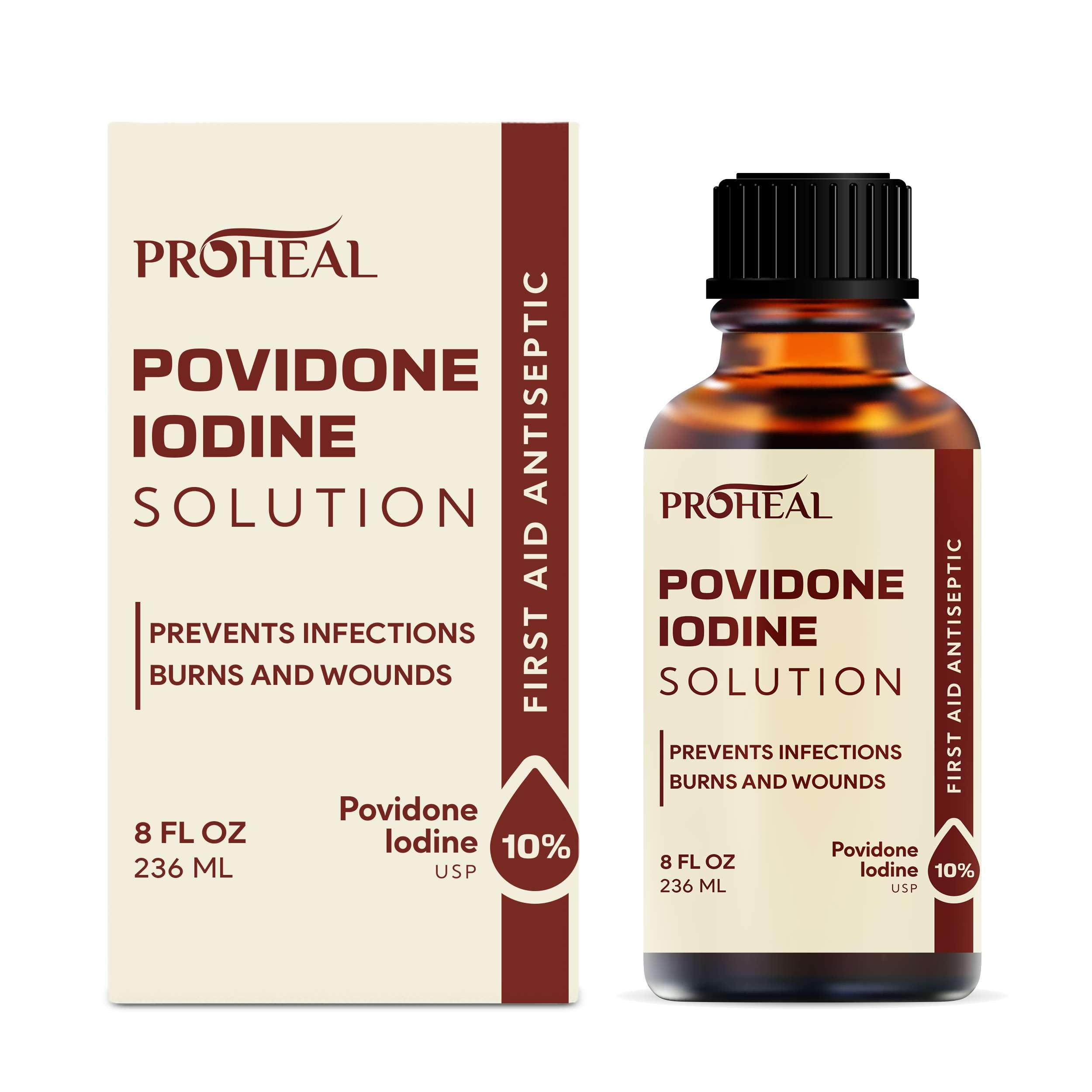 Povidone Iodine Solution 10% - 4oz Iodine Liquid for Preventing Infection — Amazon image 8