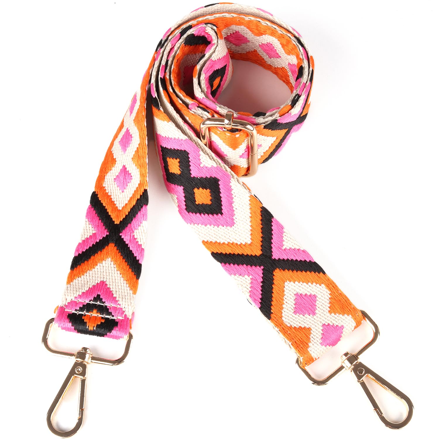 Hibate Adjustable Replacement Purse Straps Guitar Shoulder Strap Crossbody Bag Straps for Women's Handbags - Wide 3.8cm