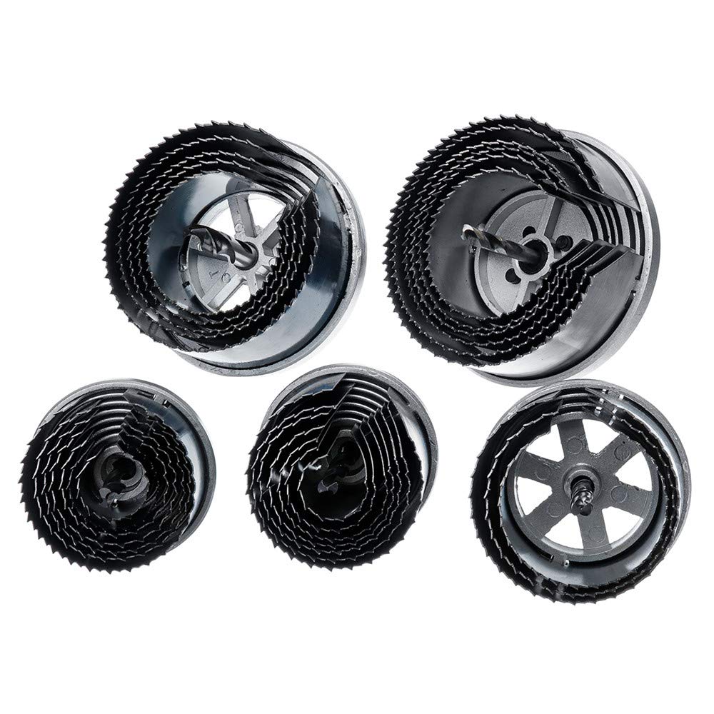 RanDal Sharp Durable otwornica do drewna, wiertła otwornica, zestaw do cięcia drewna, gipsu, 5#