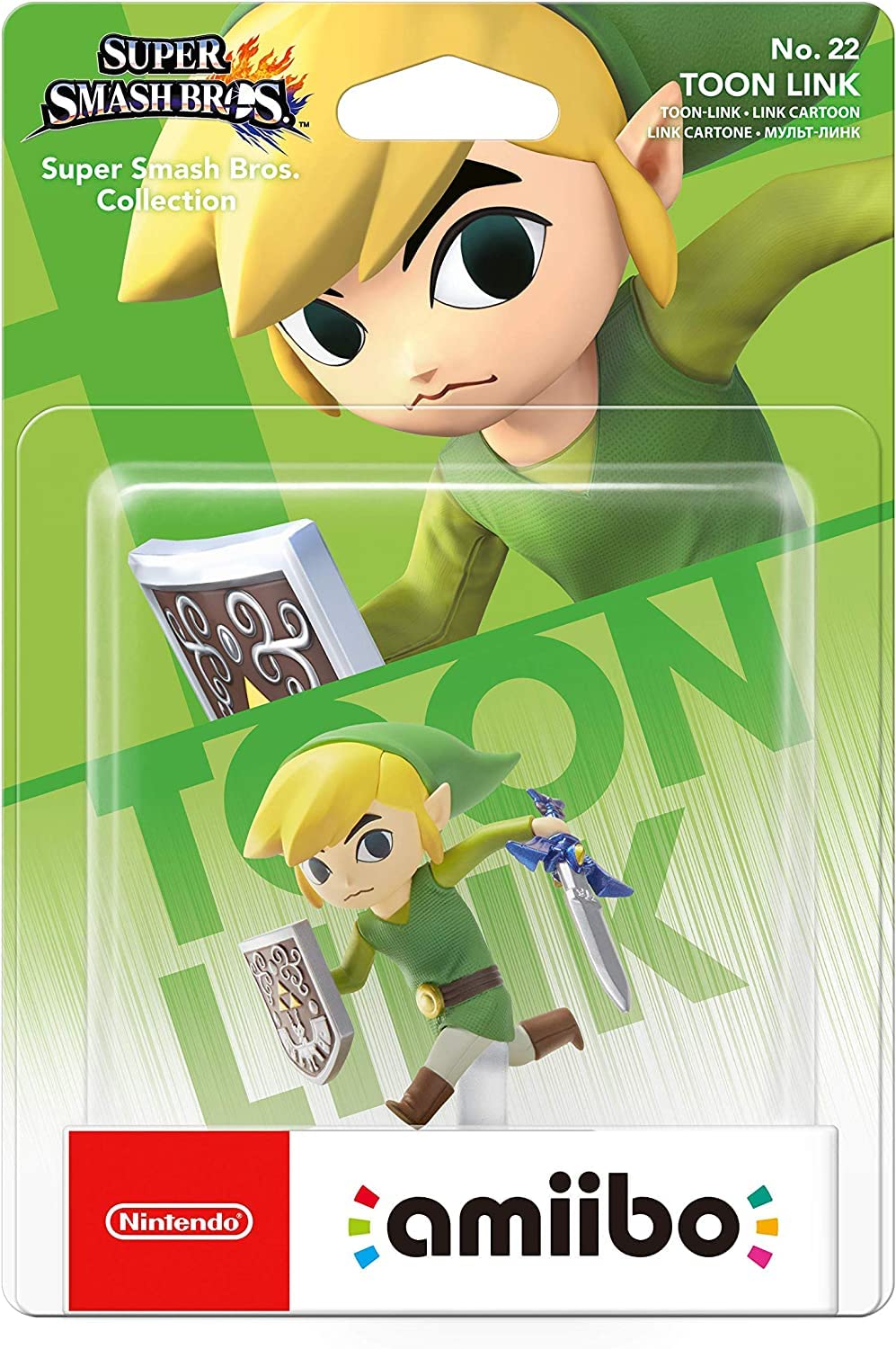 Toon Link amiibo - Japan Import (Super Smash Bros Series) Edition: Japan Color: Toon Link, Model: 4902370523027, Toys & Play by Kids & Play